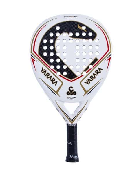 Pala de padel Vibora Yarara White Classic edition Pala de padel Vibora Yarara White Classic edition