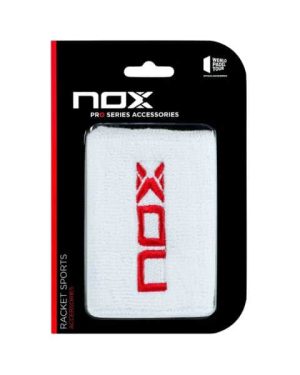 MUรEQUERA NOX BLANCA CON LOGO ROJO