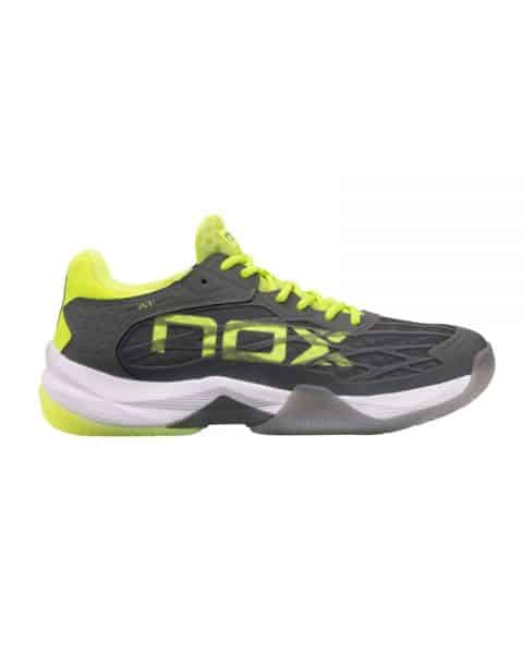 zapatillas NOX AT10 LUX GRIS AMARILLO FLUOR CALATLUXGRAF zapatillas NOX AT10 LUX GRIS AMARILLO FLUOR CALATLUXGRAF